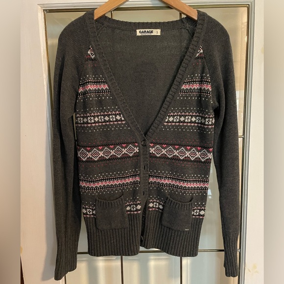 Women’s Garage Fitted Cardigan Sweater - Picture 2 of 5